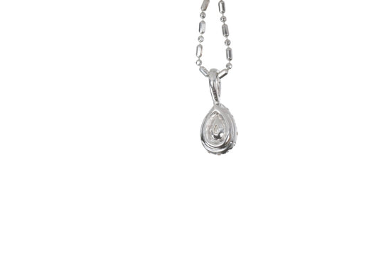 Fancy Yellow Diamond Pear Shaped Pendant