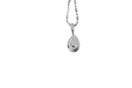 Fancy Yellow Diamond Pear Shaped Pendant