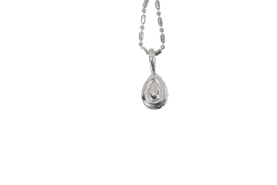 Fancy Yellow Diamond Pear Shaped Pendant