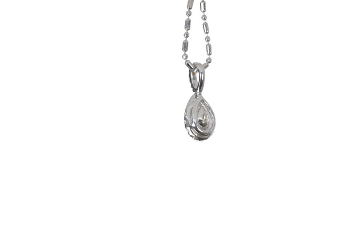Fancy Yellow Diamond Pear Shaped Pendant