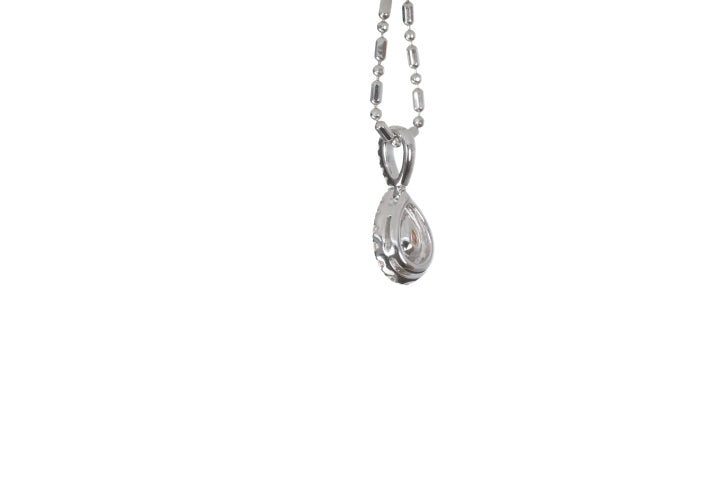 Fancy Yellow Diamond Pear Shaped Pendant