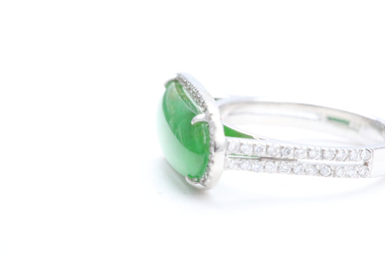 Load image into Gallery viewer, Jadeite Diamond Ring

