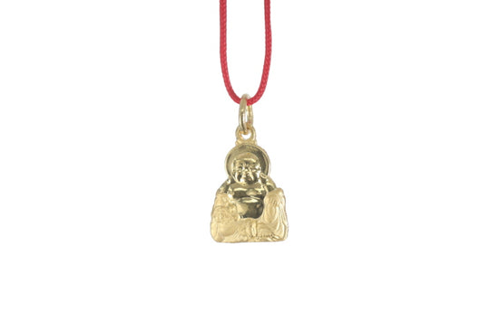 24K Gold Buddha Pendant