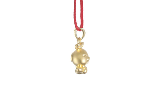 24K Gold 3D Rabbit Pendant