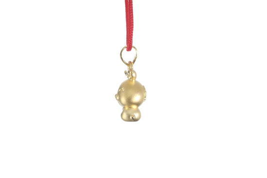 24K Gold 3D Rabbit Pendant