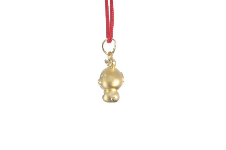 24K Gold 3D Rabbit Pendant