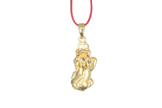 24K Gold Small Pixiu Pendant