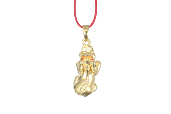 24K Gold Small Pixiu Pendant