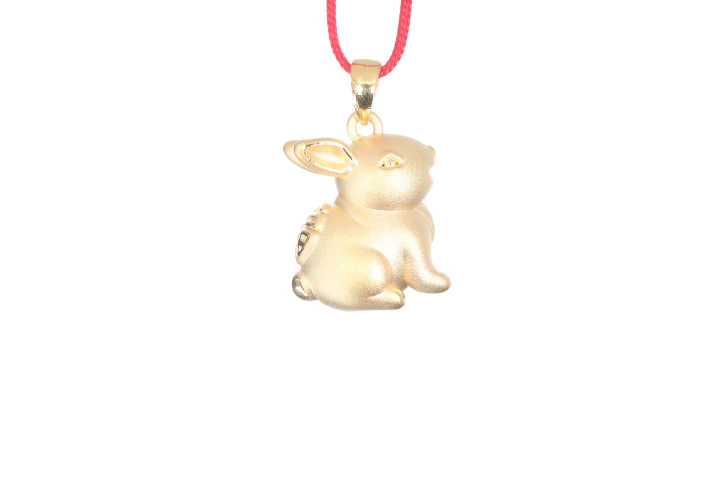 24K Gold Rabbit Pendant