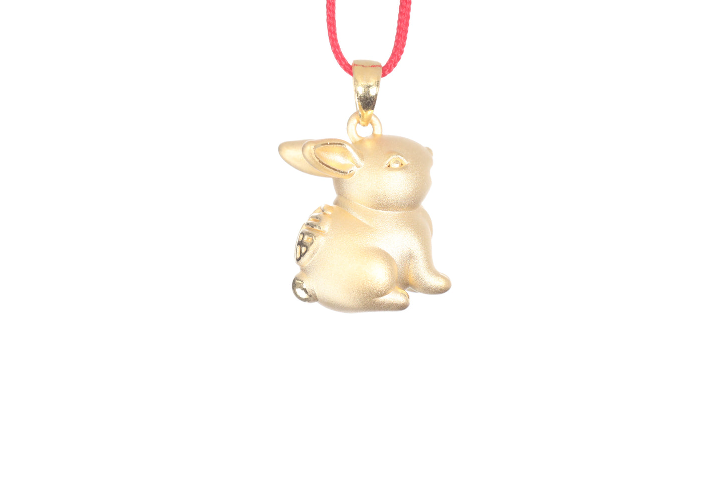 Gold rabbit pendant deals