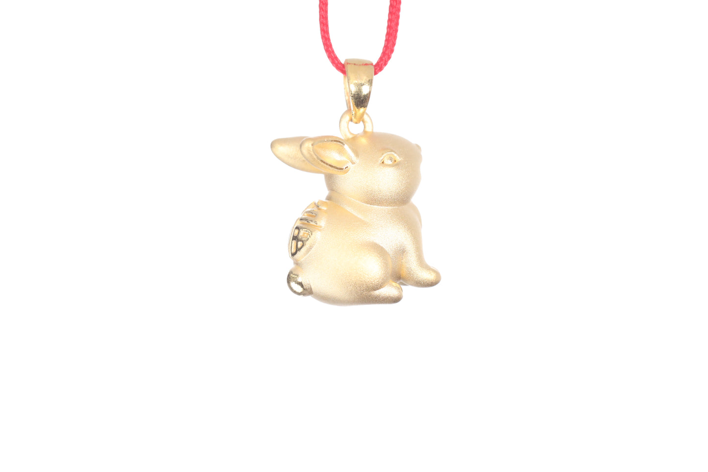 24K Gold Rabbit Pendant