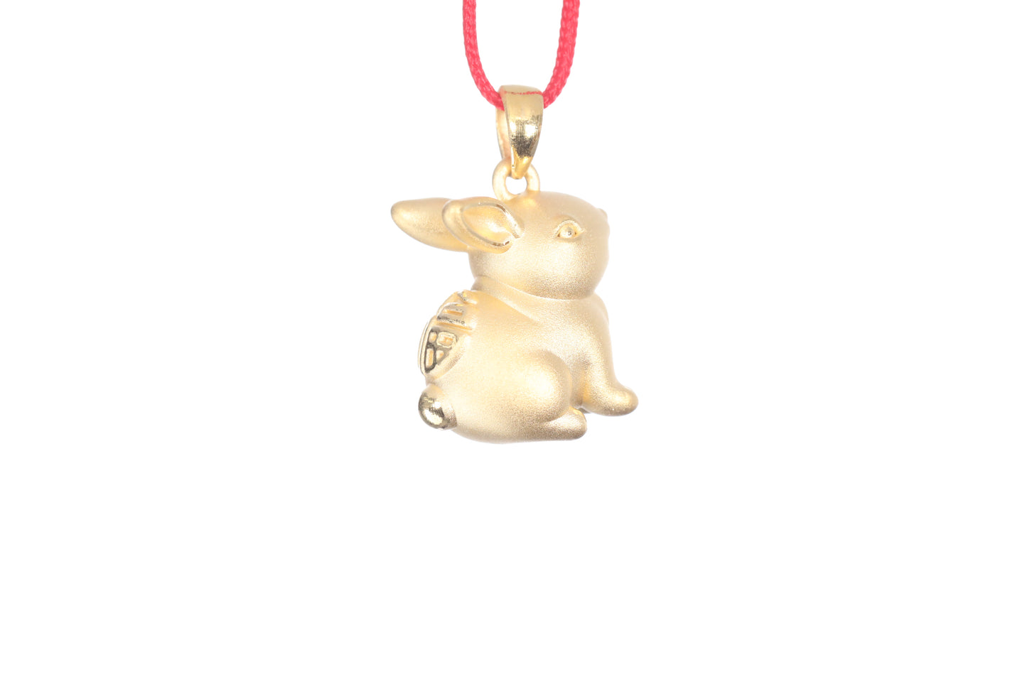 24K Gold Rabbit Pendant