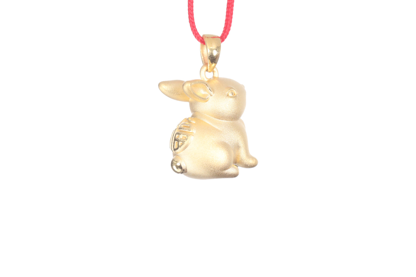 24K Gold Rabbit Pendant