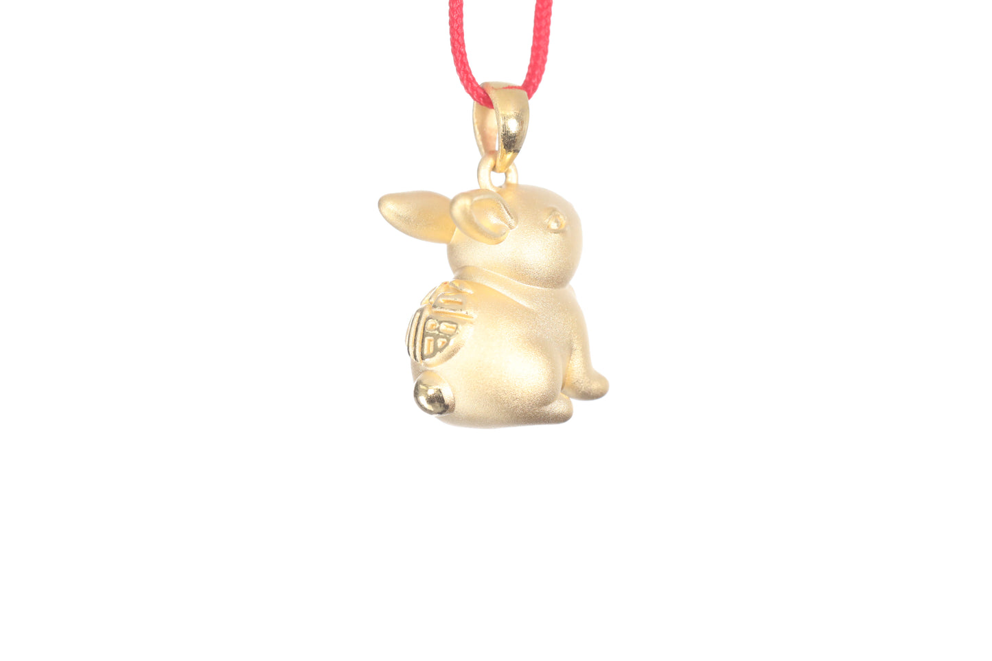 24K Gold Rabbit Pendant