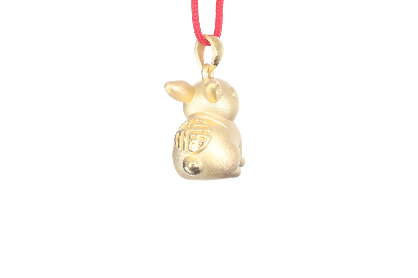 24K Gold Rabbit Pendant