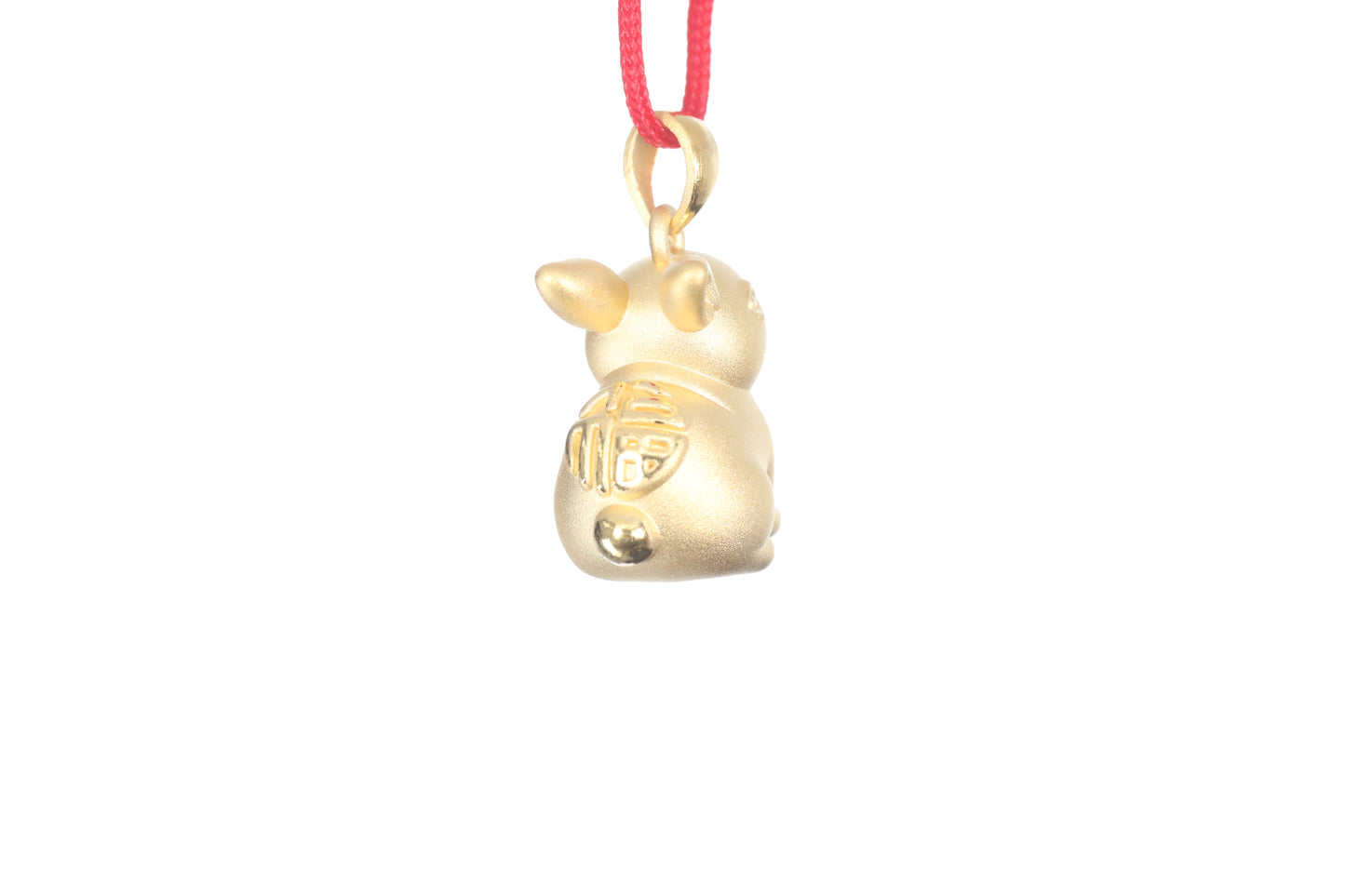 24K Gold Rabbit Pendant