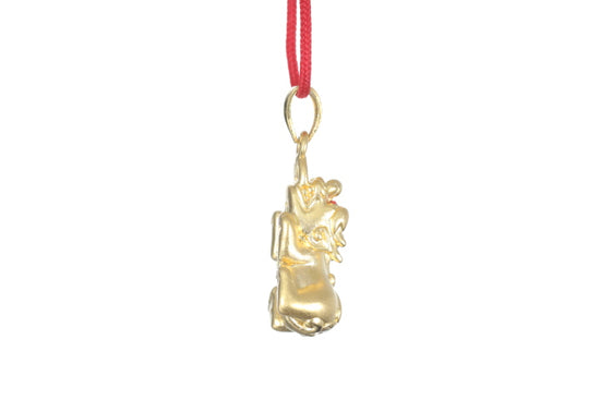 24K Gold Small Pixiu Pendant