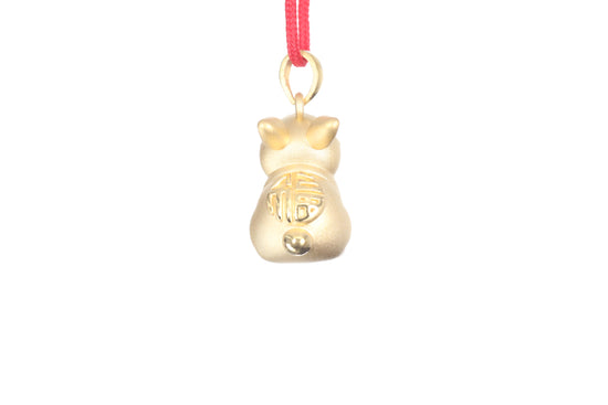 24K Gold Rabbit Pendant