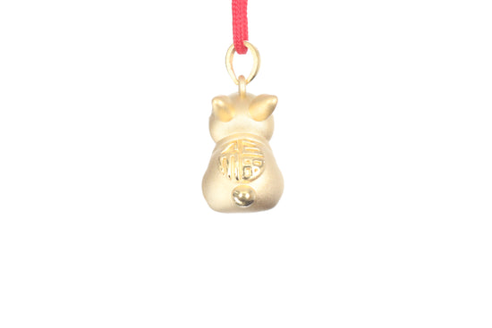 24K Gold Rabbit Pendant