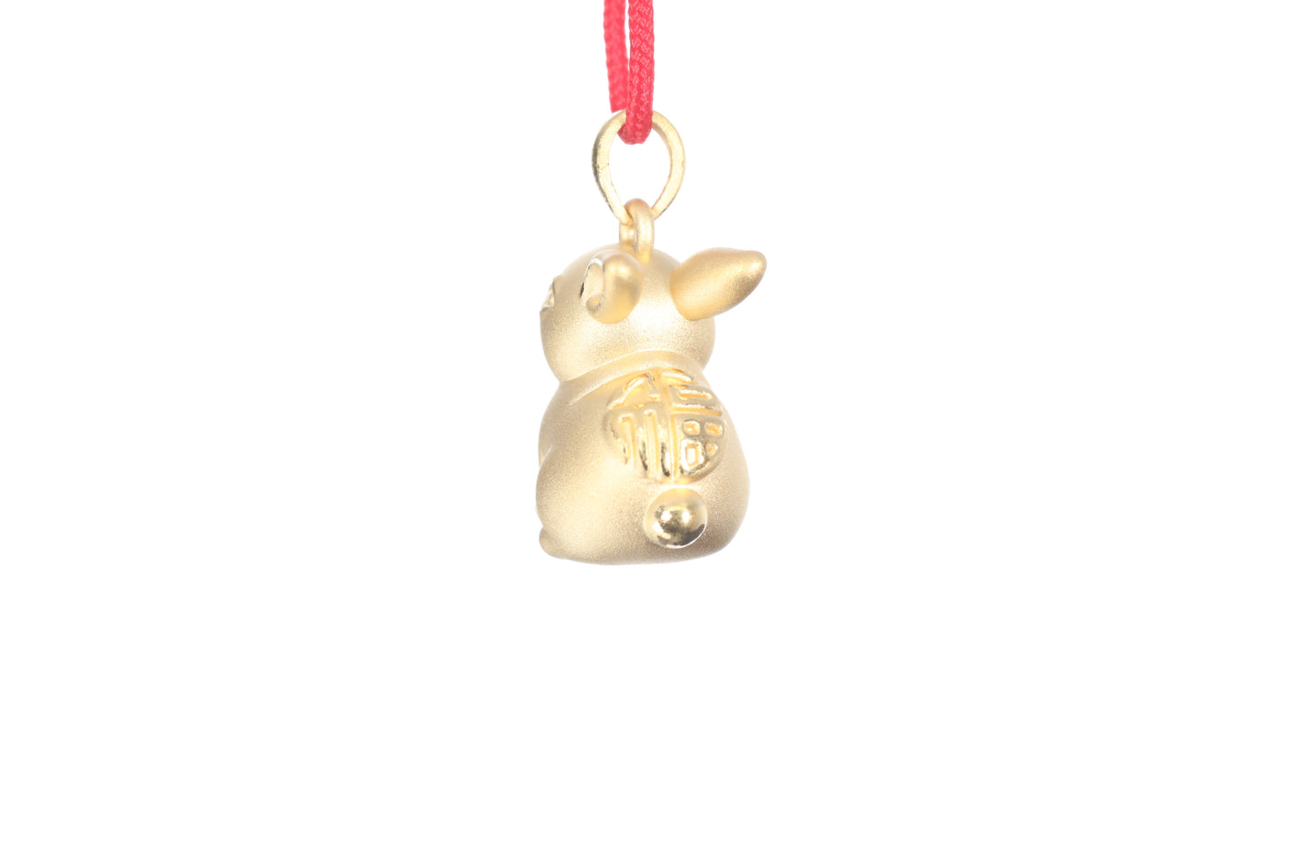 24K Gold Rabbit Pendant