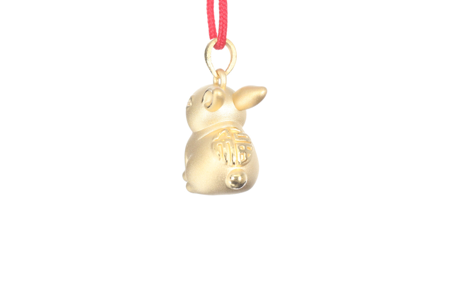 24K Gold Rabbit Pendant