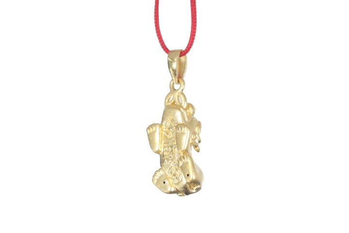 24K Gold Small Pixiu Pendant