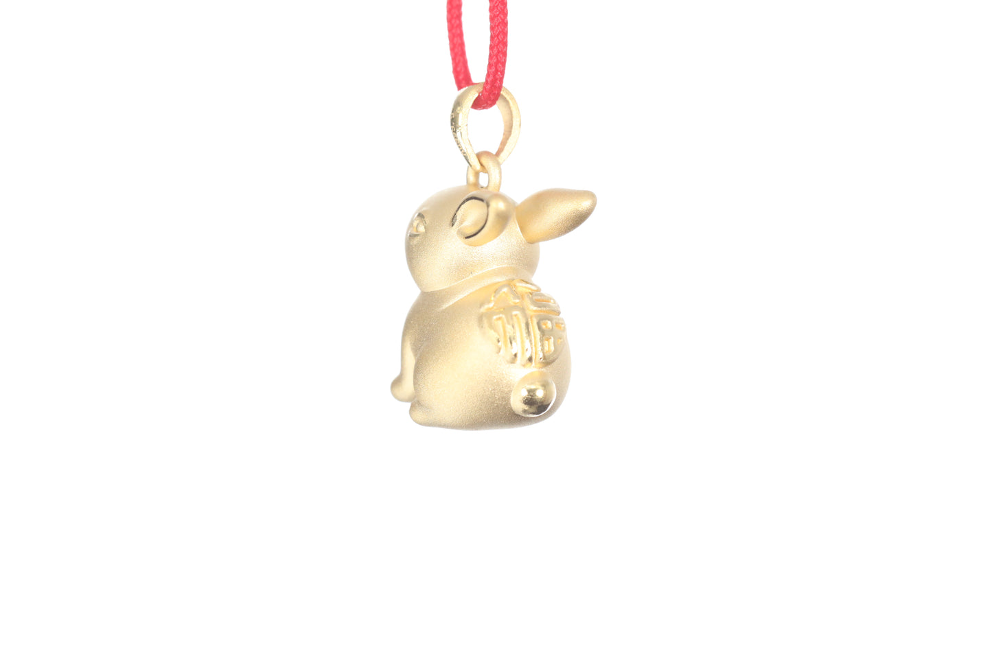 24K Gold Rabbit Pendant