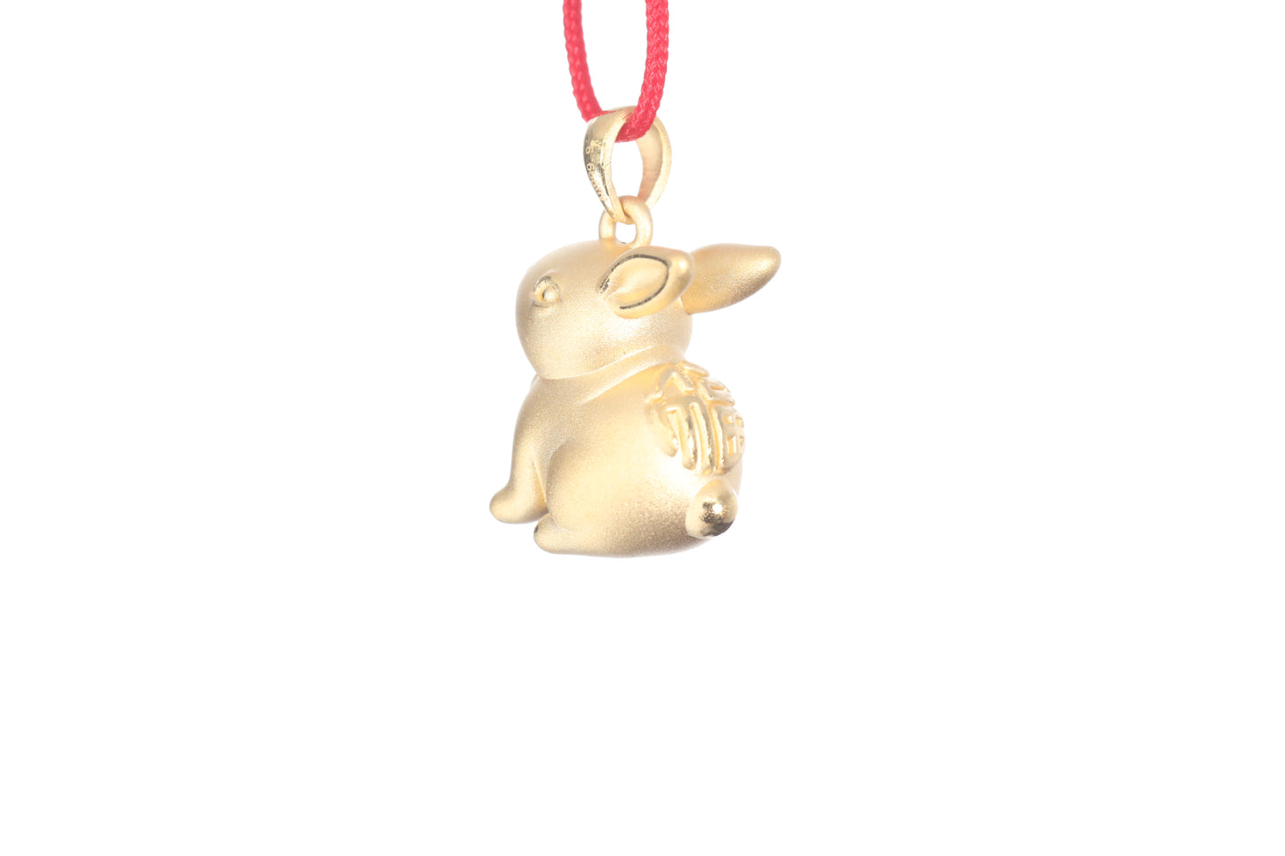 24K Gold Rabbit Pendant