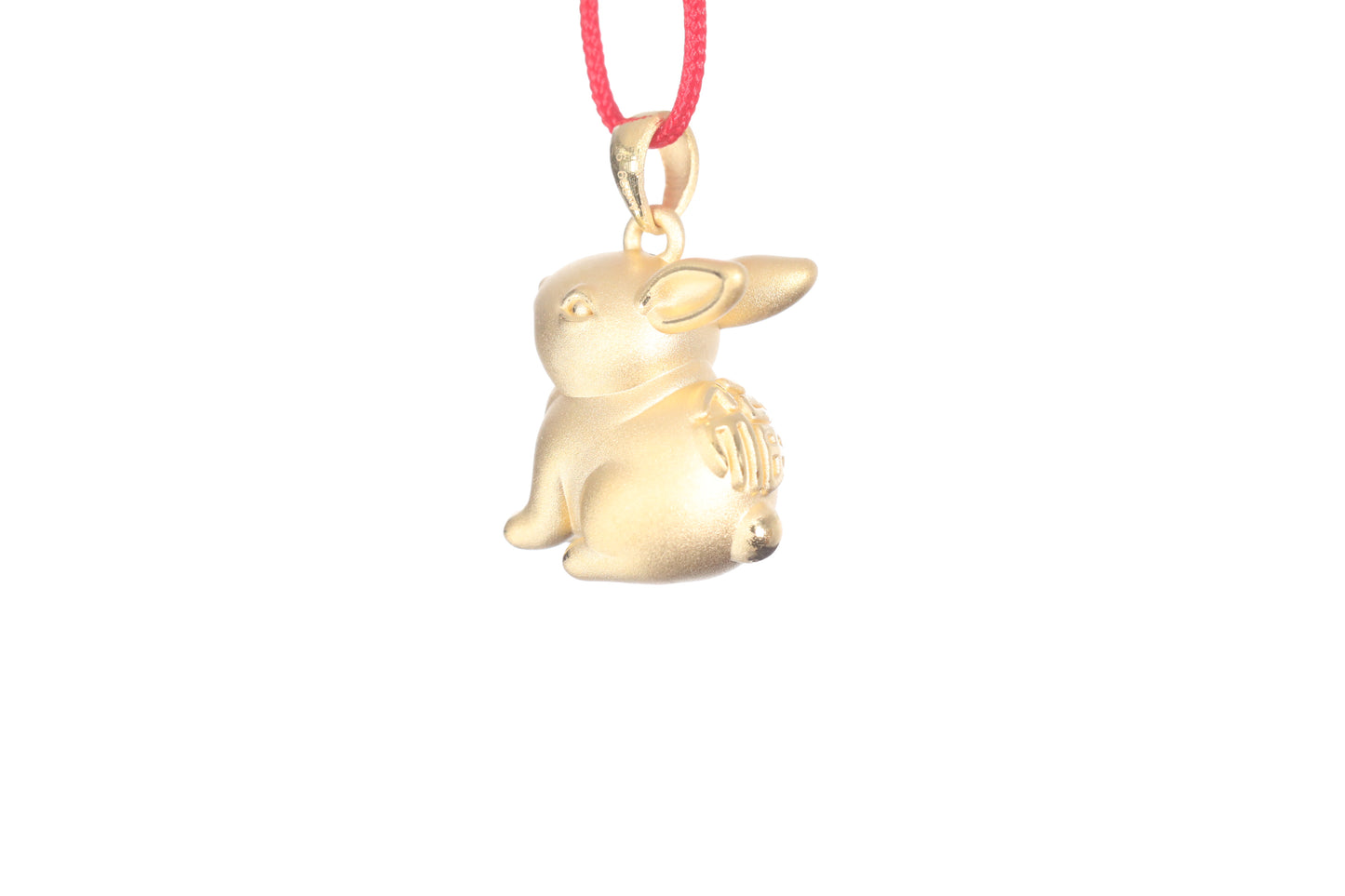 24K Gold Rabbit Pendant