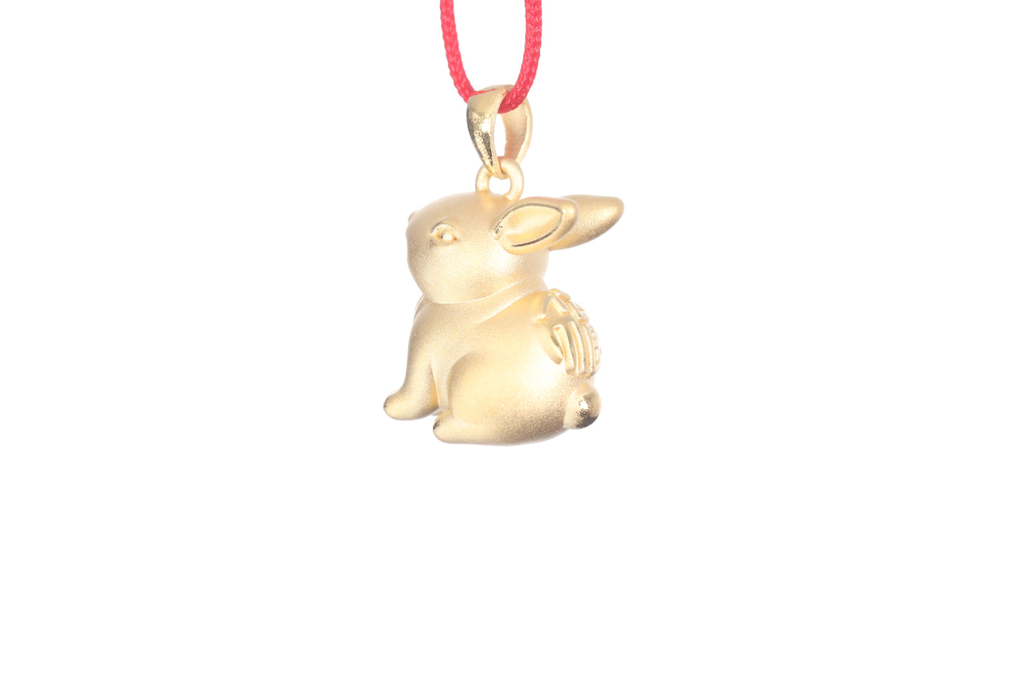 24K Gold Rabbit Pendant