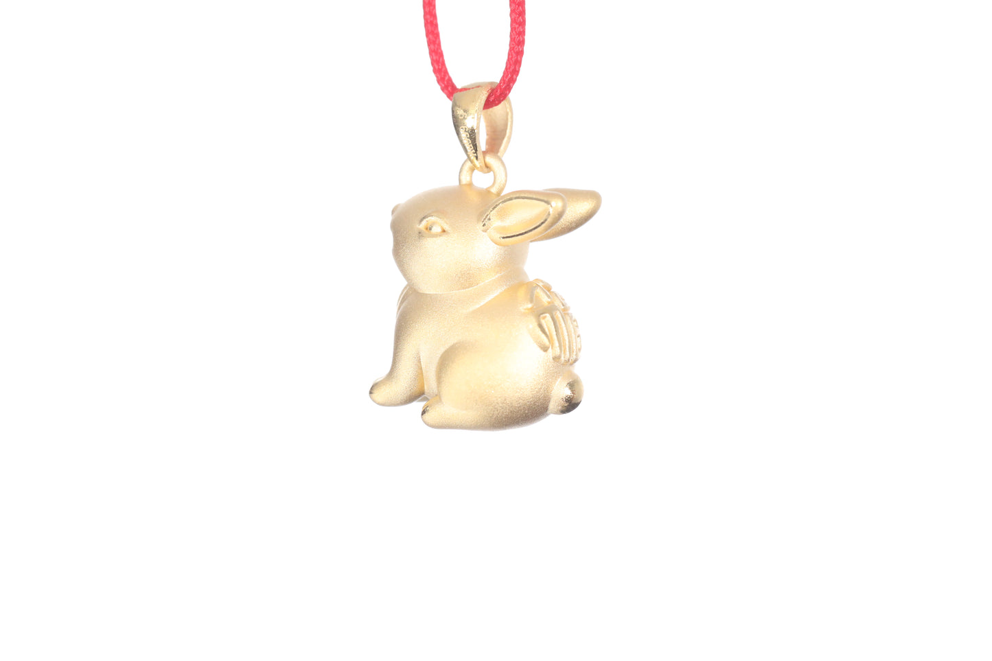 24K Gold Rabbit Pendant