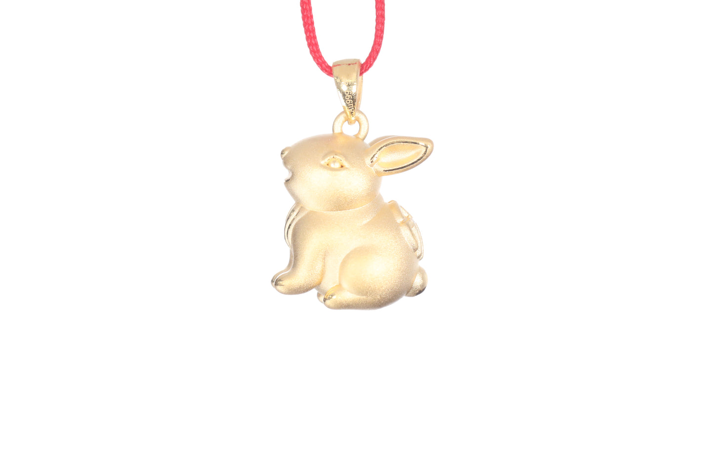 24K Gold Rabbit Pendant