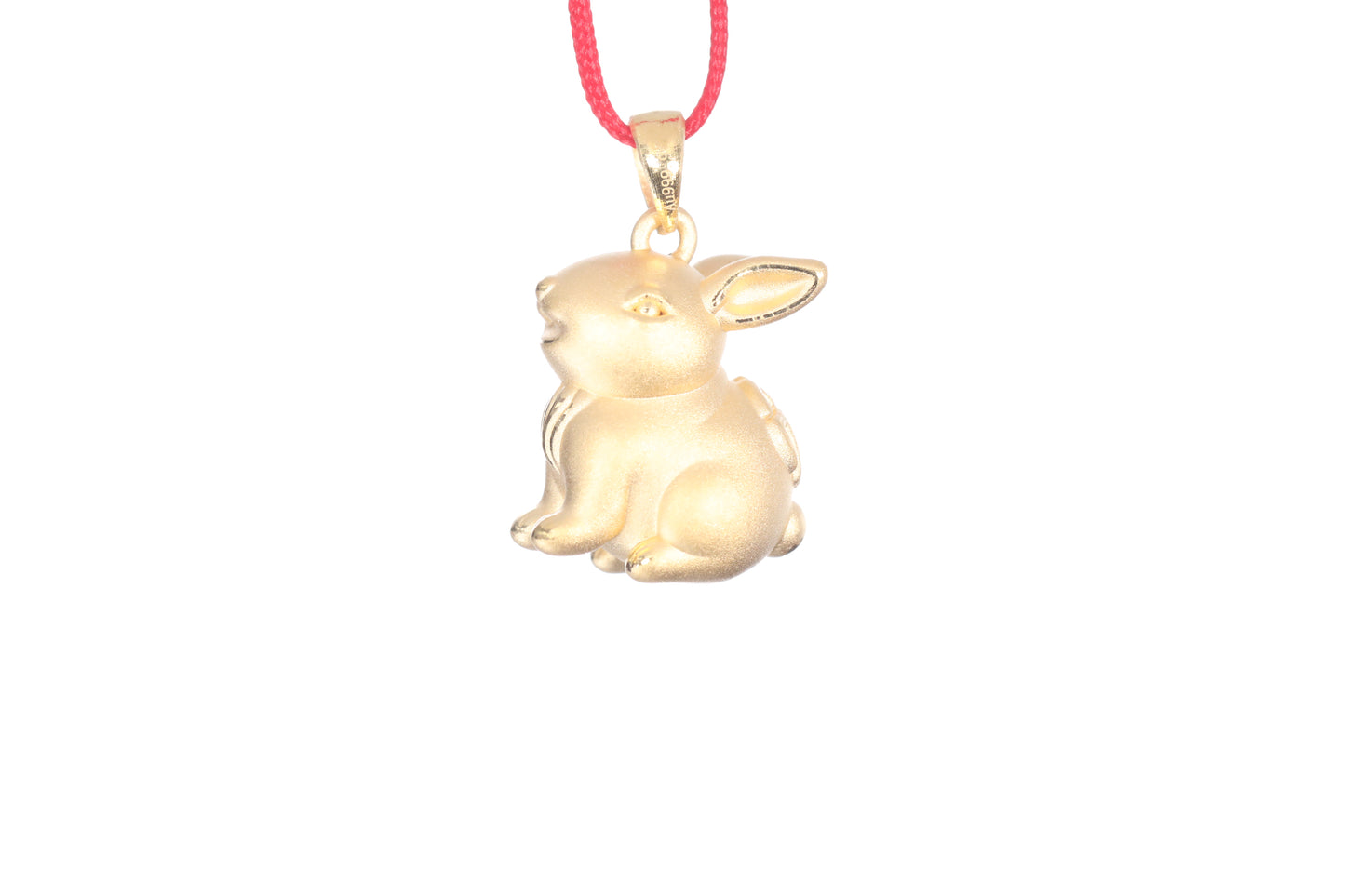 24K Gold Rabbit Pendant