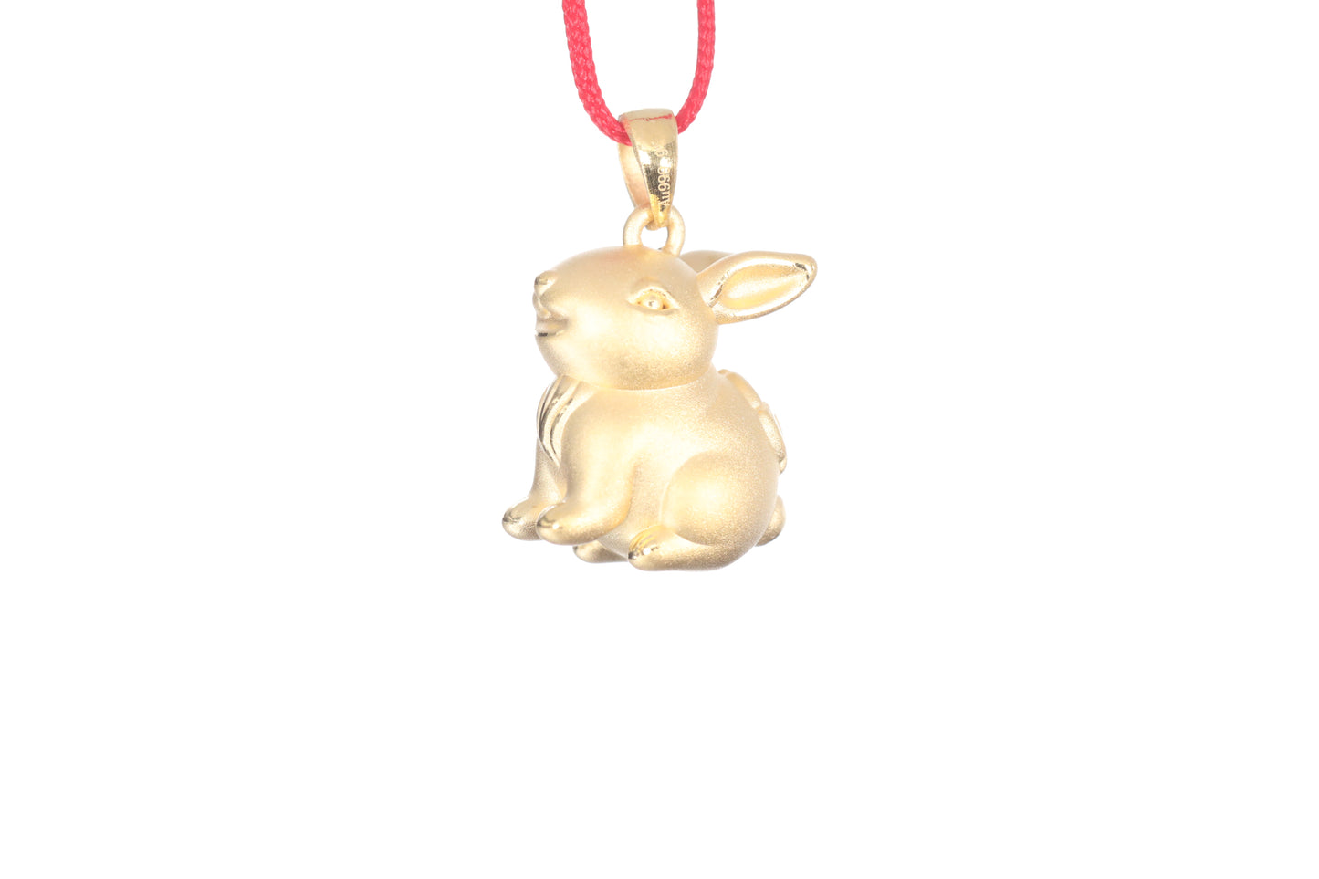 24K Gold Rabbit Pendant