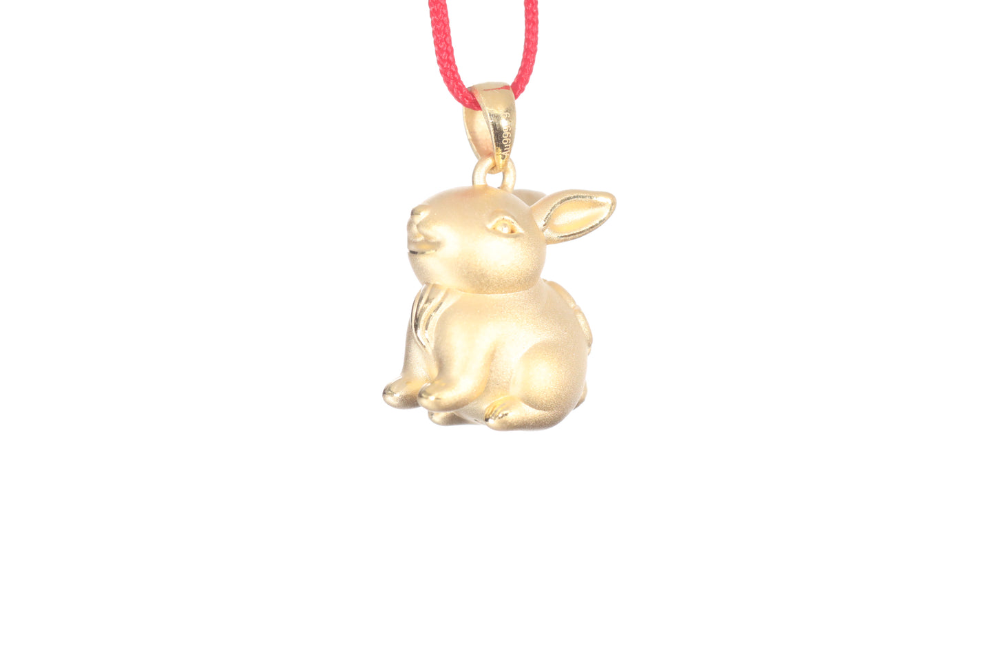 24K Gold Rabbit Pendant