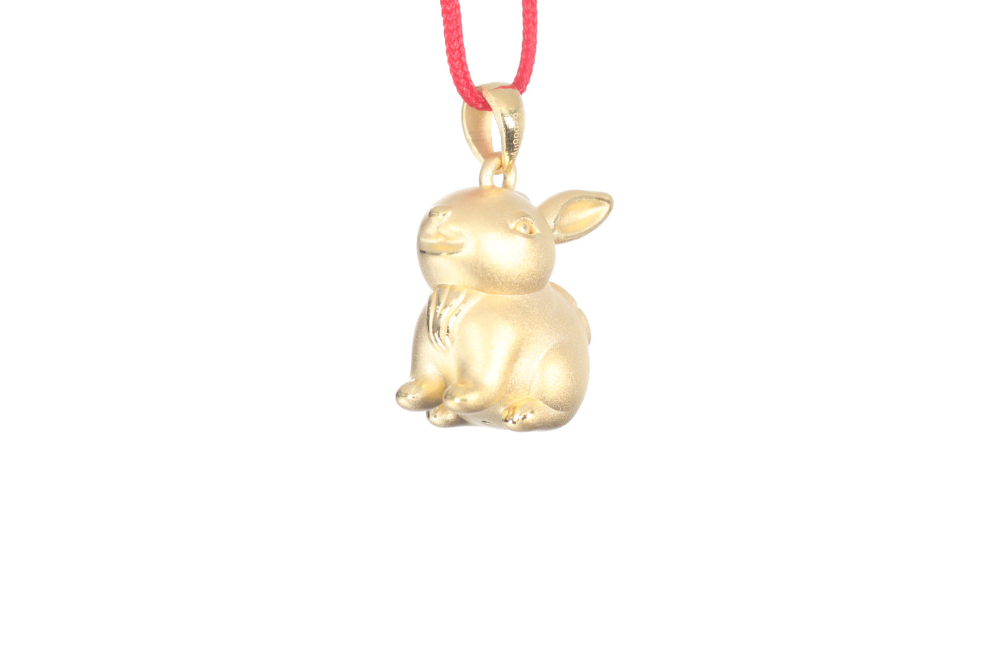 24K Gold Rabbit Pendant