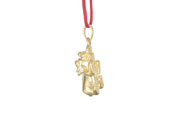 24K Gold Small Pixiu Pendant