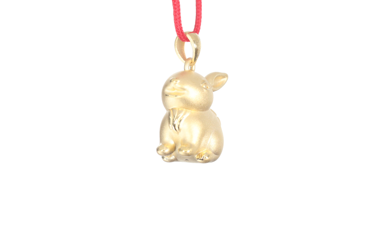 24K Gold Rabbit Pendant