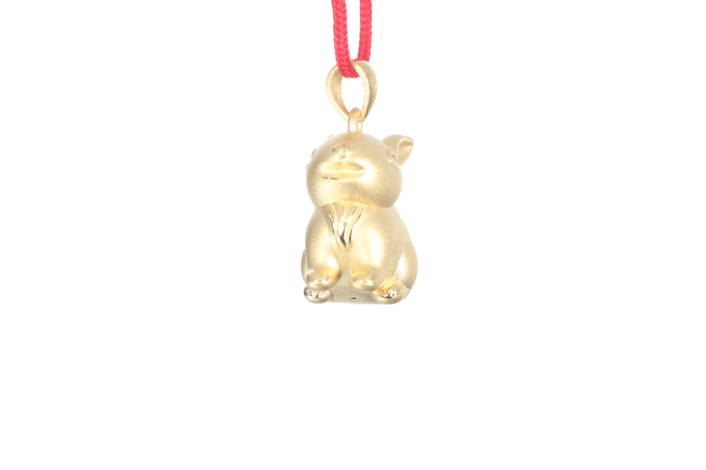 24K Gold Rabbit Pendant