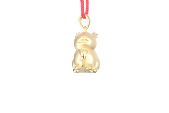 24K Gold Rabbit Pendant