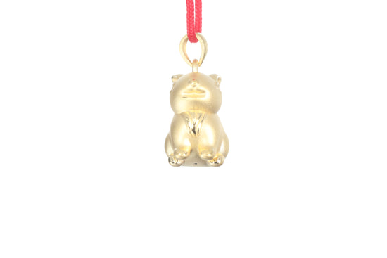 24K Gold Rabbit Pendant