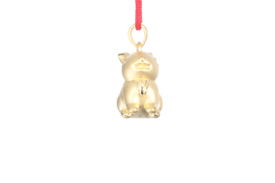 24K Gold Rabbit Pendant