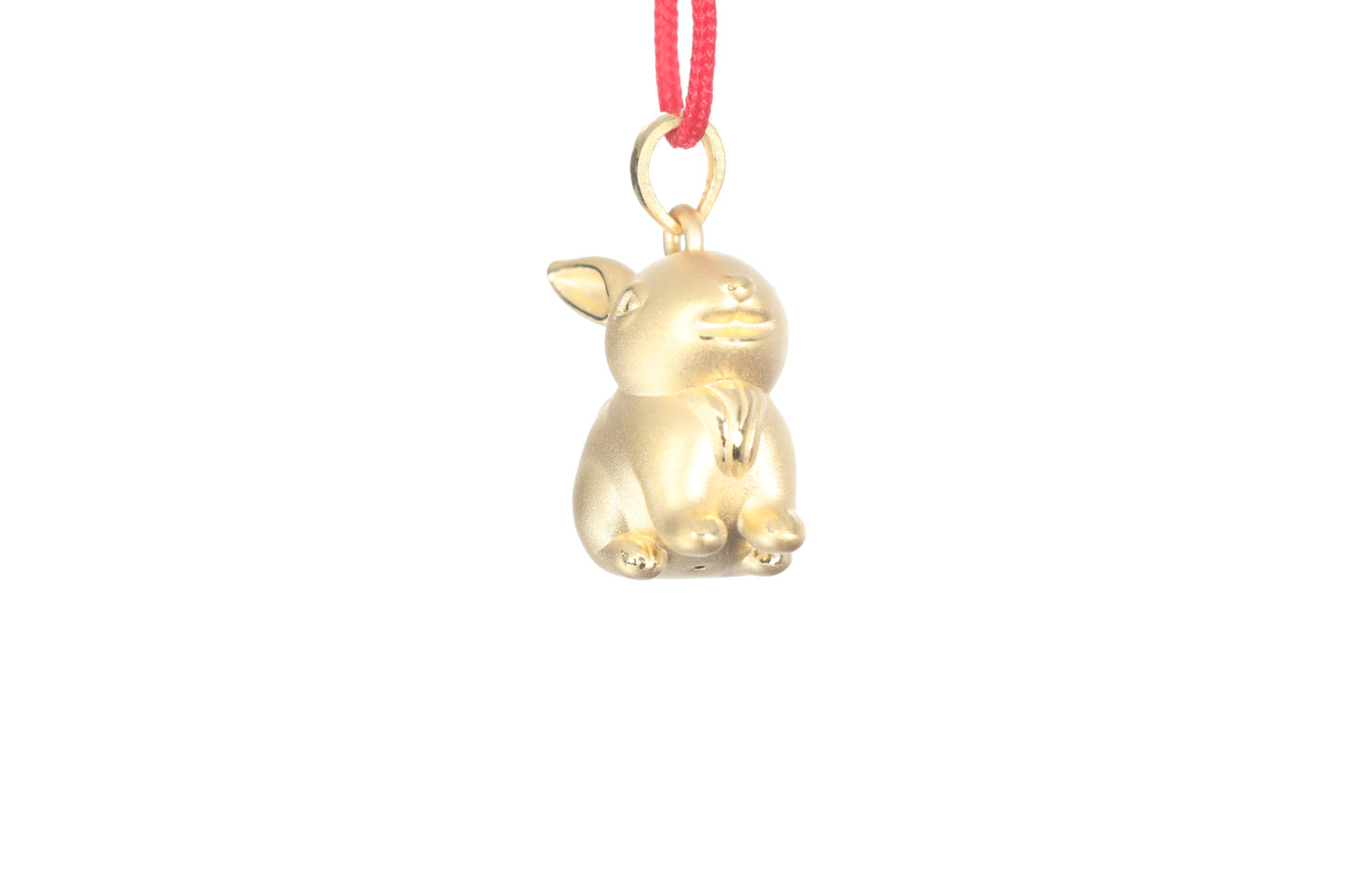 24K Gold Rabbit Pendant