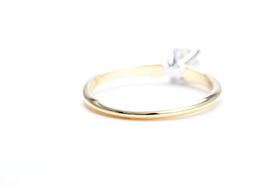 1/4 Carat Solitaire Engagement Ring in 14K Yellow Gold