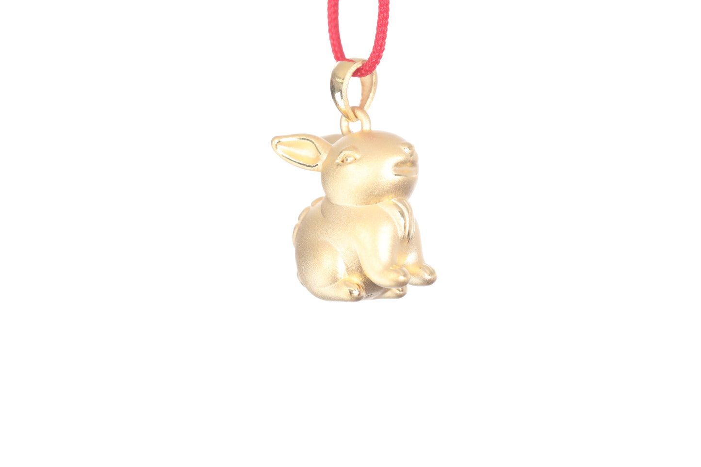 24K Gold Rabbit Pendant