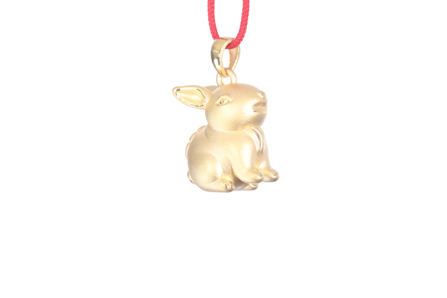 24K Gold Rabbit Pendant