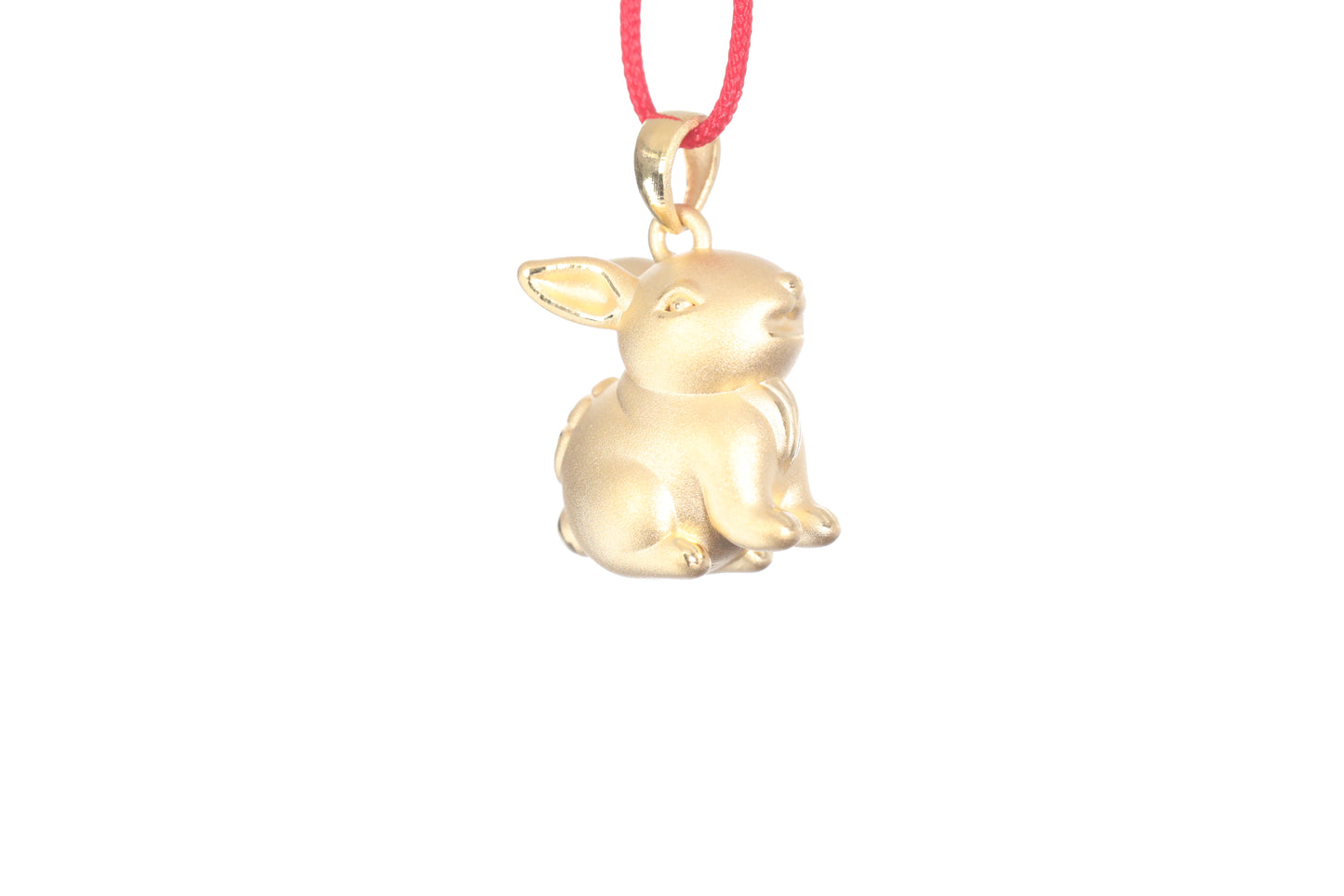 24K Gold Rabbit Pendant