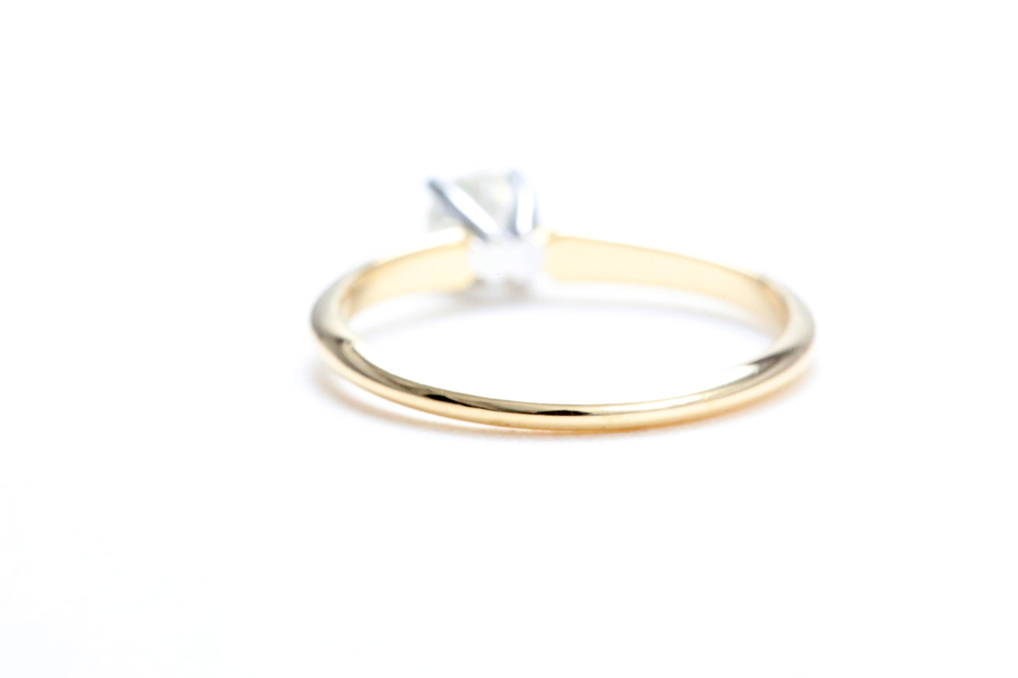 1/4 Carat Solitaire Engagement Ring in 14K Yellow Gold