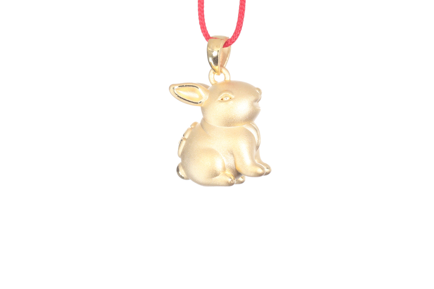 24K Gold Rabbit Pendant