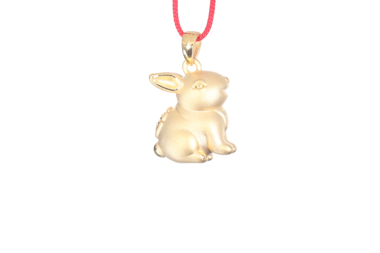 24K Gold Rabbit Pendant